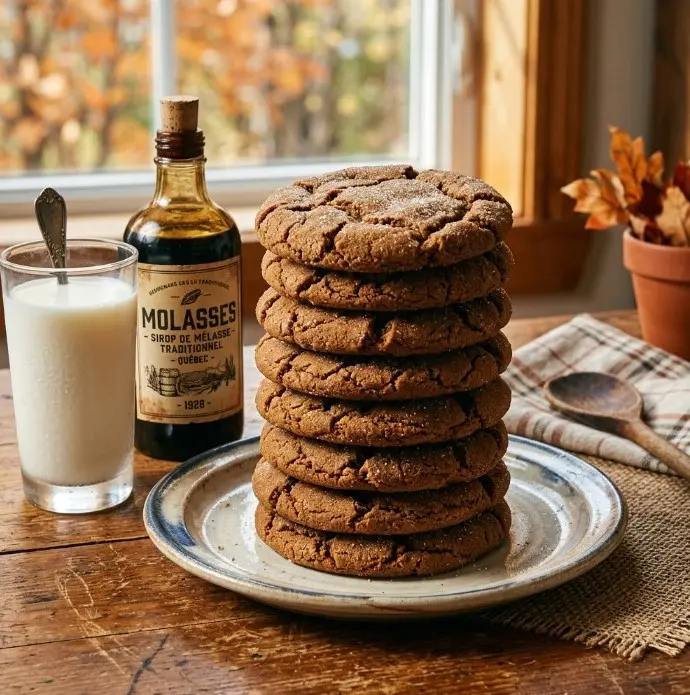 Gros Biscuits Moelleux à la Mélasse et aux Épices d’Antan