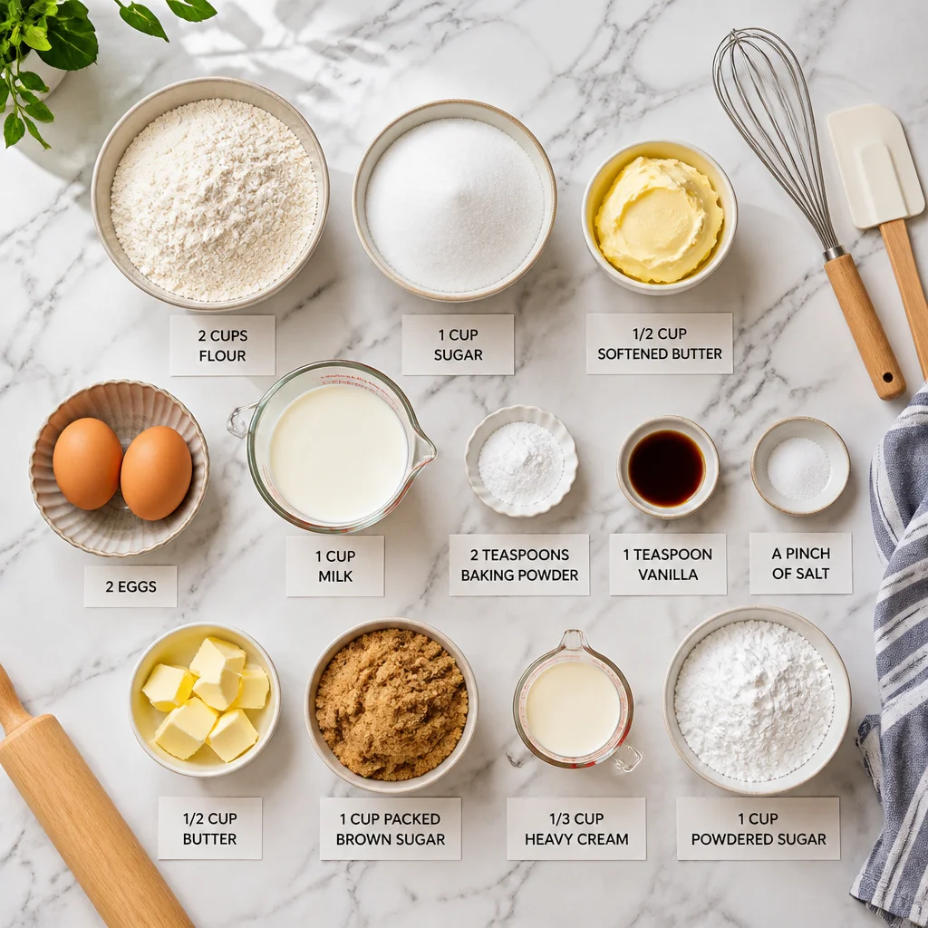 Galettes blanches de grand-m&egrave;re au sucre &agrave; la cr&egrave;me