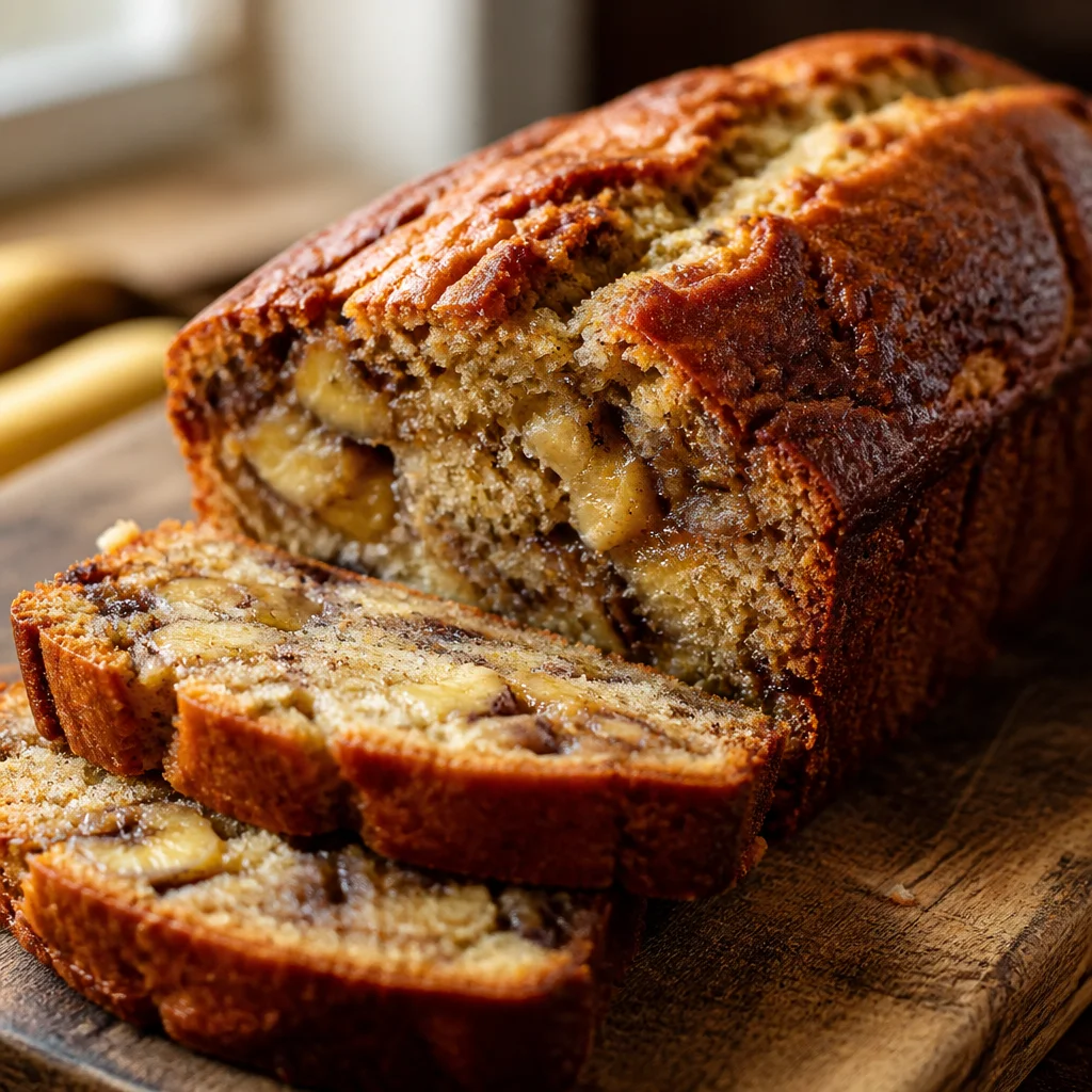 Un délicieux pain aux bananes moelleux et réconfortant