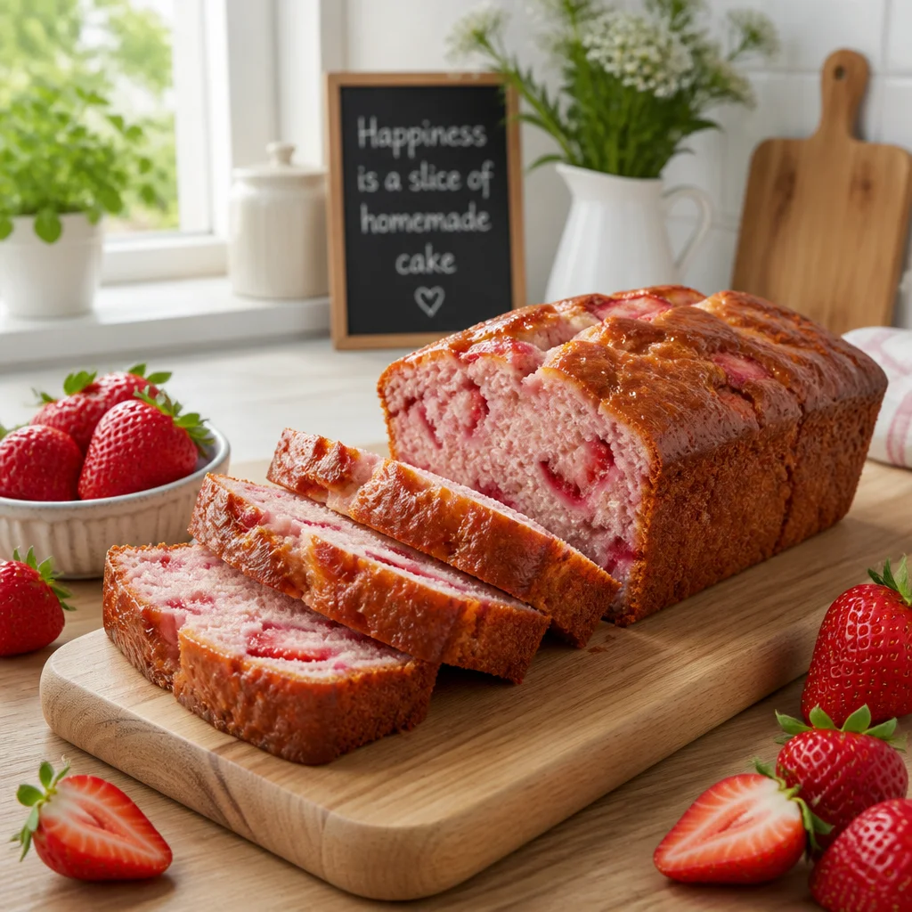 Pain aux fraises et bananes